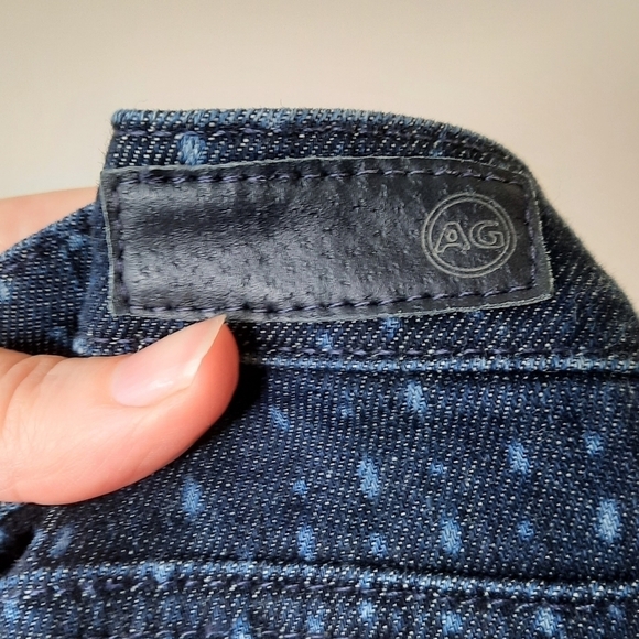 Ag Adriano Goldschmied The Stevie Ankle Dot Jeans 31R - Picture 4 of 8